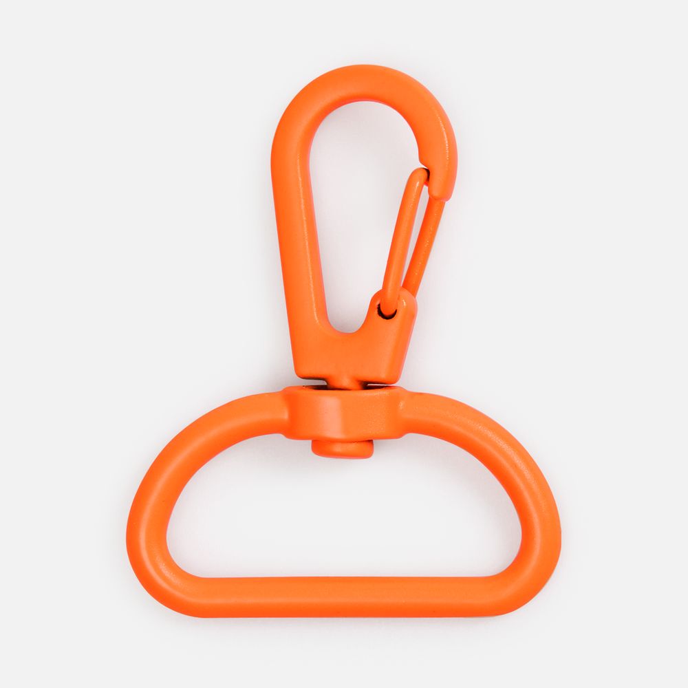Застежка-карабин Snap Hook, L, оранжевый неон
