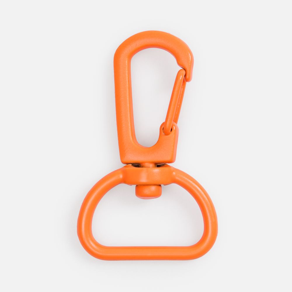 Застежка-карабин Snap Hook, M, оранжевый неон