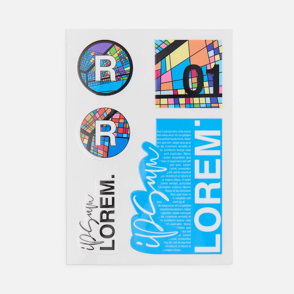 Наклейки UV-DTF Sticker Pack на заказ, M