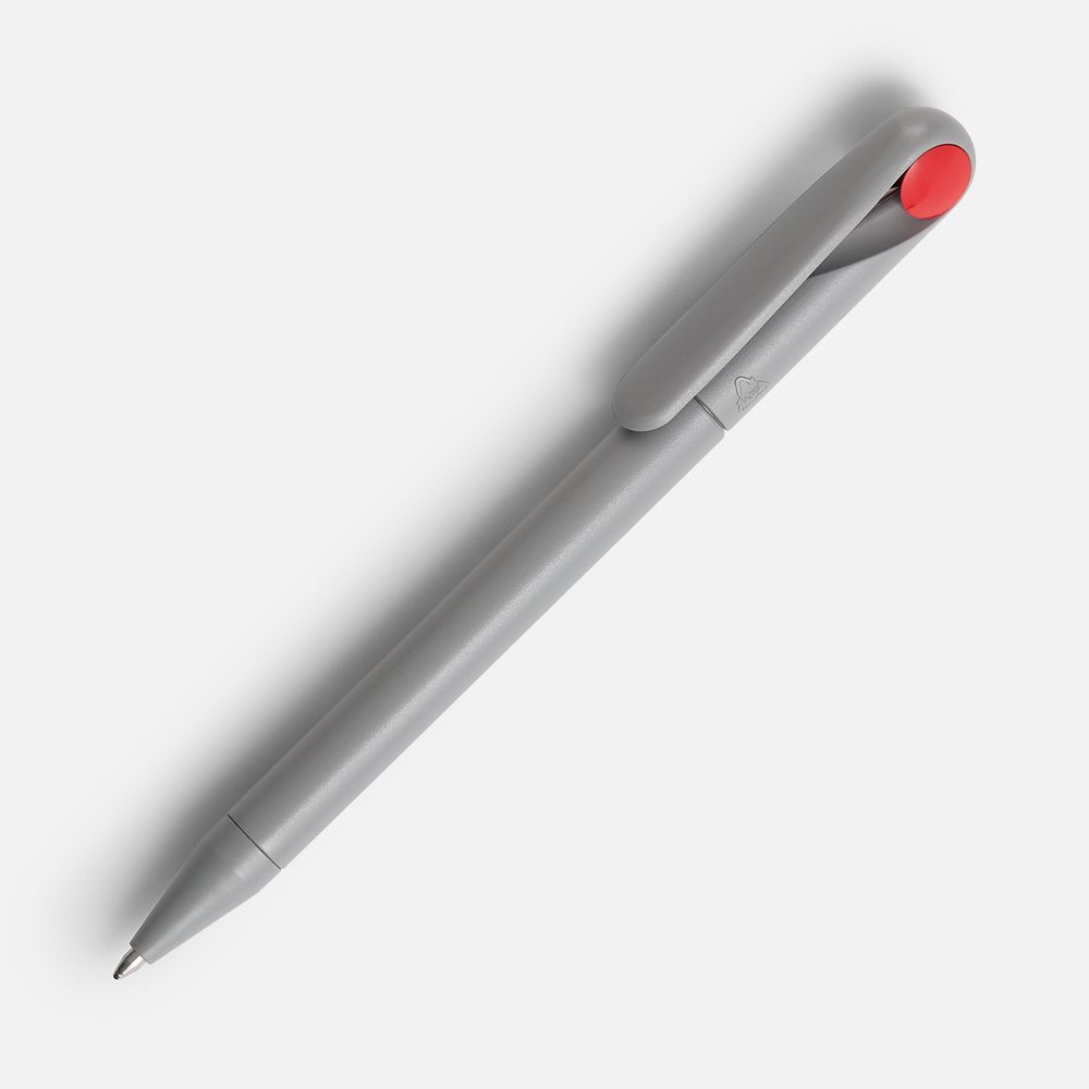 Ручка шариковая Prodir DS1 TMM Dot, серая с красным