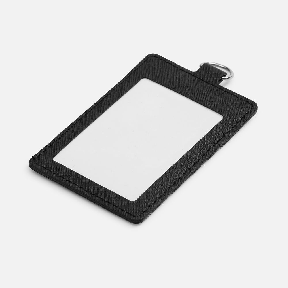 Чехол для пропуска и карточек Detalli, черный