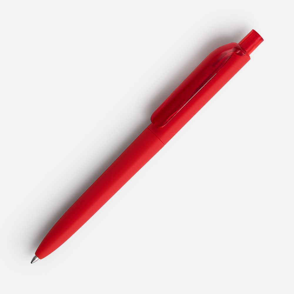 Ручка шариковая Prodir DS8 PRR-T Soft Touch, красная