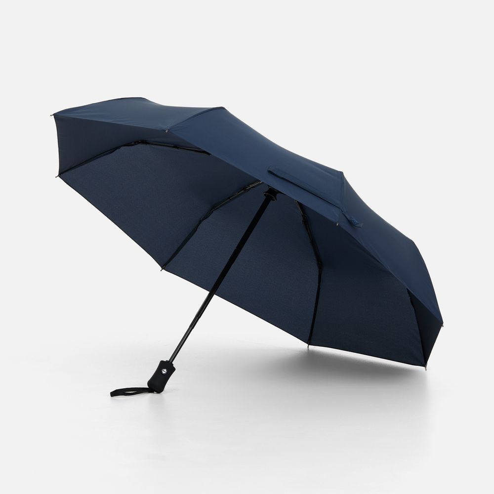 Зонт складной Monsoon, темно-синий