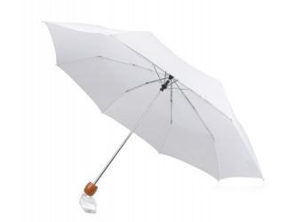 Зонт складной Oliviero, механический 21,5, белый