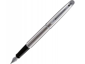 Ручка перьевая Waterman Hemisphere Stainless Steel CT F, серебристый