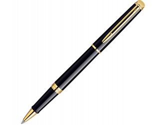 Ручка роллер Waterman Hemisphere Mars Black GT F, черный/золотистый