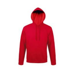 Толстовка мужская с капюшоном SNAKE, красный, XXL, 50% хлопок, 50% полиэстер, 280 г/м2