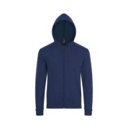 Толстовка мужская на молнии с капюшоном STONE, темно-синий, XXXL, 50% хлопок, 50% п/э, 260 г/м2