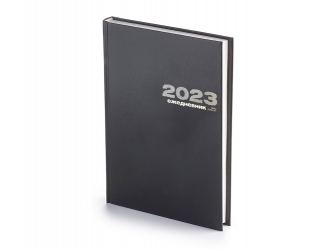 Ежедневник А5 датированный Бумвинил 2020, черный