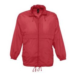 Ветровка мужская SURF, красный, 2XL, 100% нейлон, 210Т