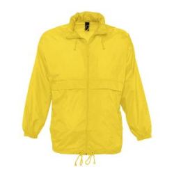 Ветровка мужская SURF, желтый, 2XL, 100% нейлон, 210Т