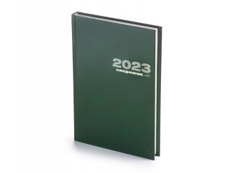 Ежедневник А5 датированный Бумвинил 2020, зеленый