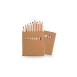 Набор цветных карандашей BOYS (12шт), 9х9х1 см, дерево, картон