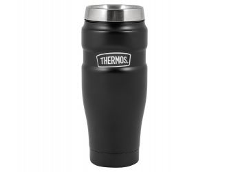 Кружка-термос из нерж. стали тм THERMOS SK1005BK (Matte Black) 0.47L, черный