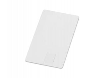 Флеш-карта USB 2.0 16 Gb в виде пластиковой карты Card, белый