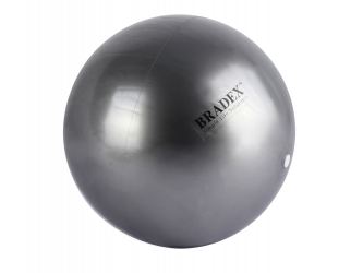 Мяч для фитнеса, йоги и пилатеса Fitball 25, серый