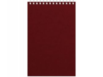 Бизнес - блокнот Альт А5 (127 х 198 мм) Office 60 л., бордовый